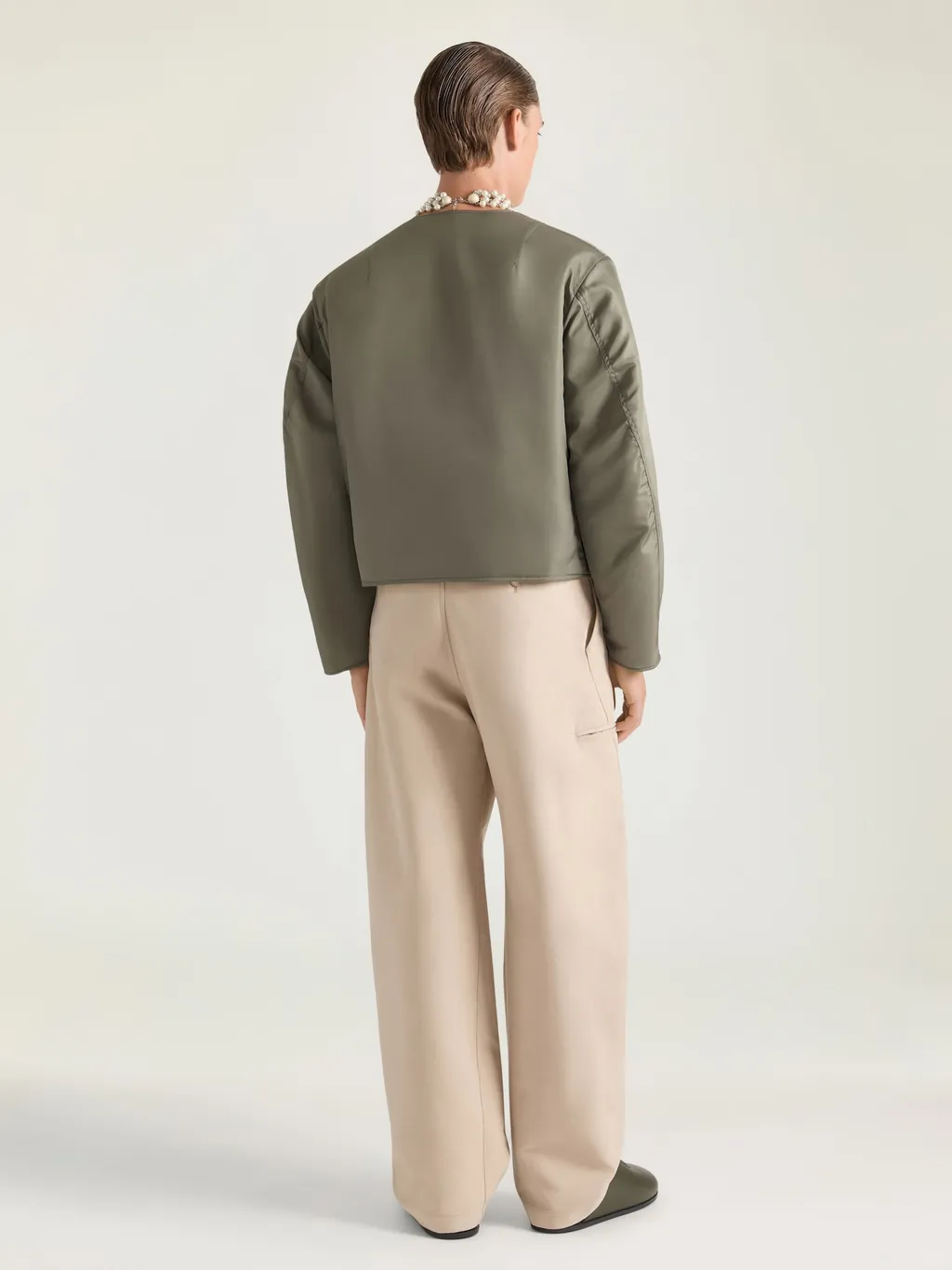Couture Seam Bomber In Nylon With Givenchy Paris Patch