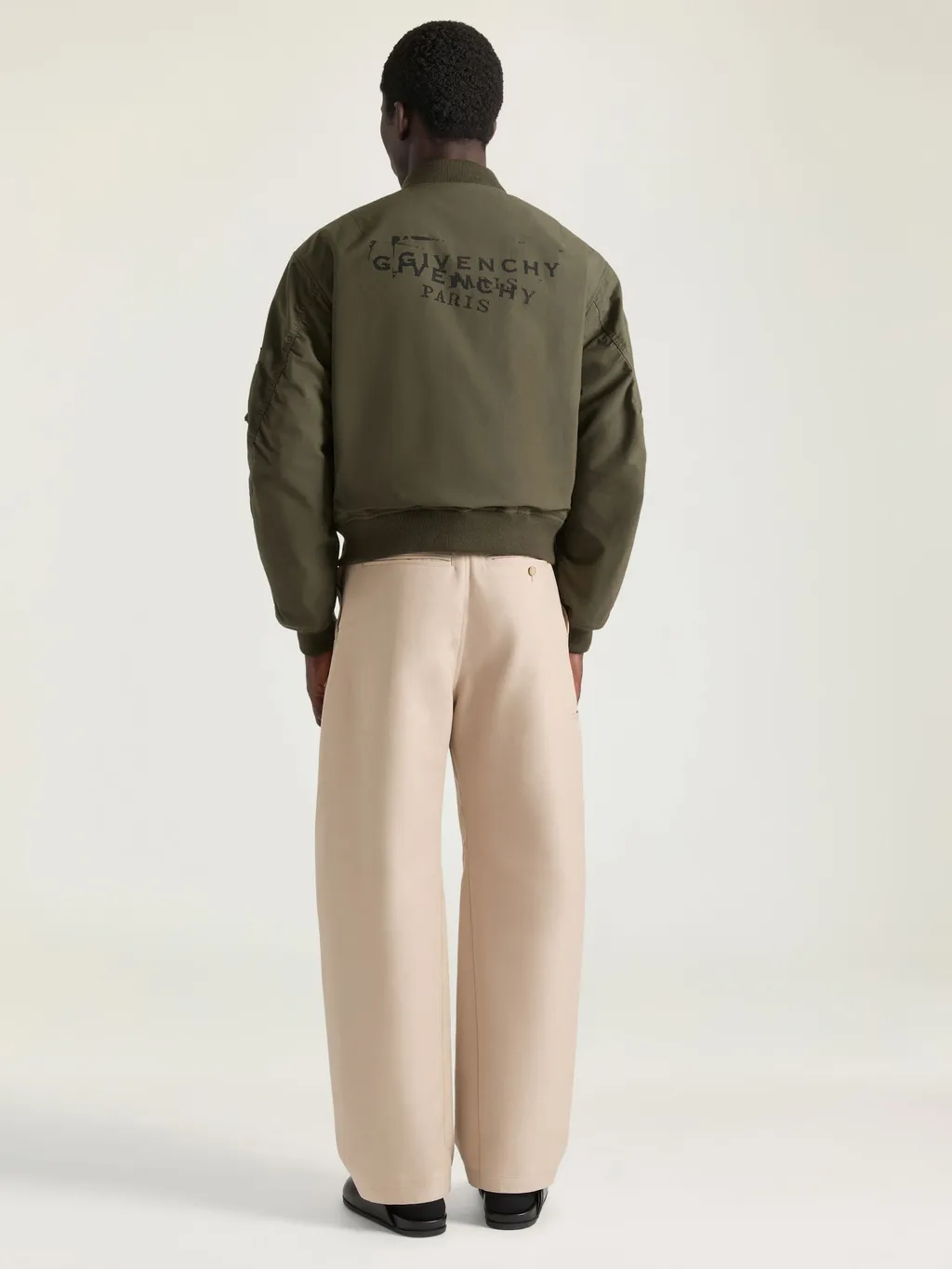 Couture Seam Trousers In Cotton With Givenchy Paris Patch