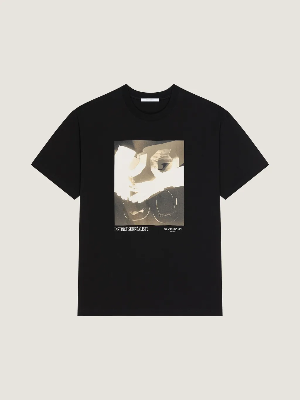 T-Shirt In Cotton With Surrealism Print