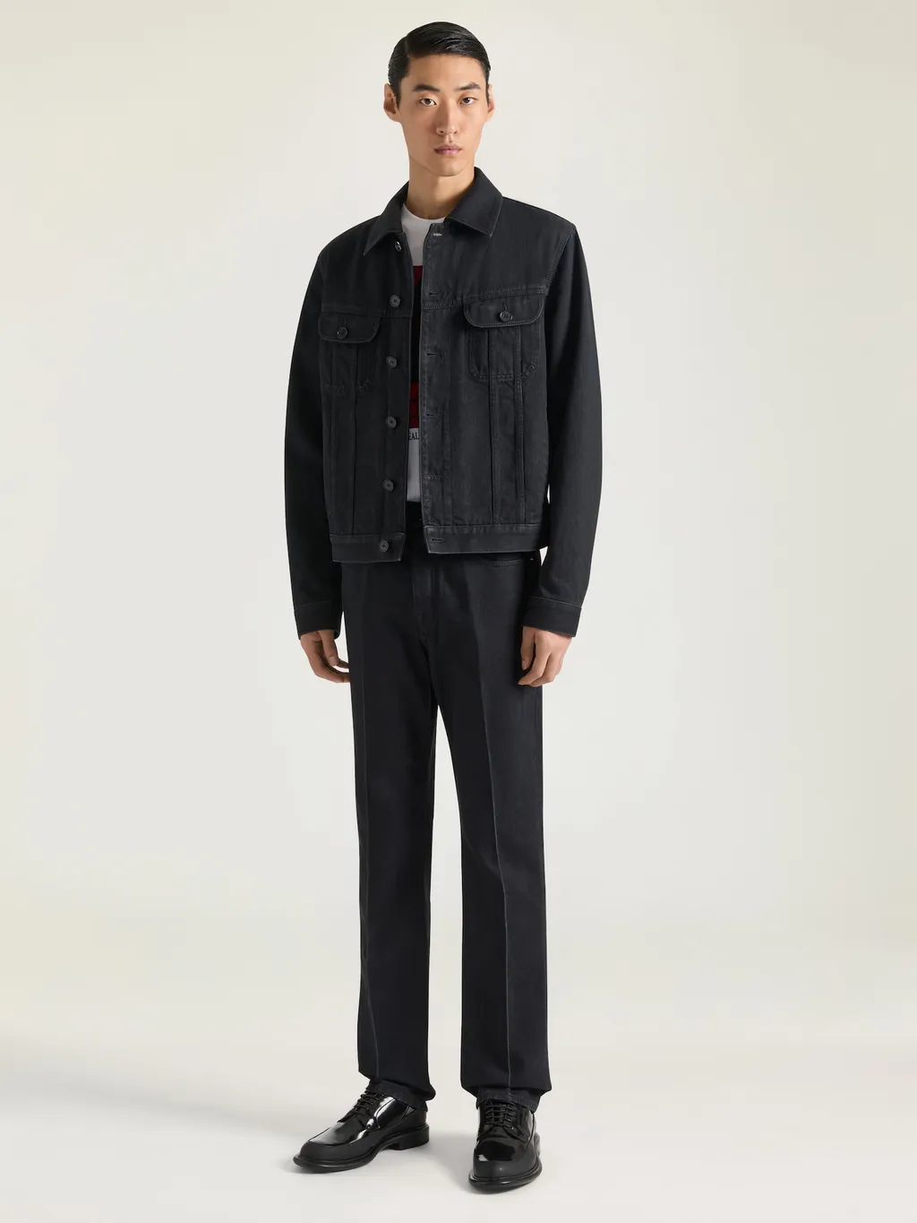 Jacket In Black Denim