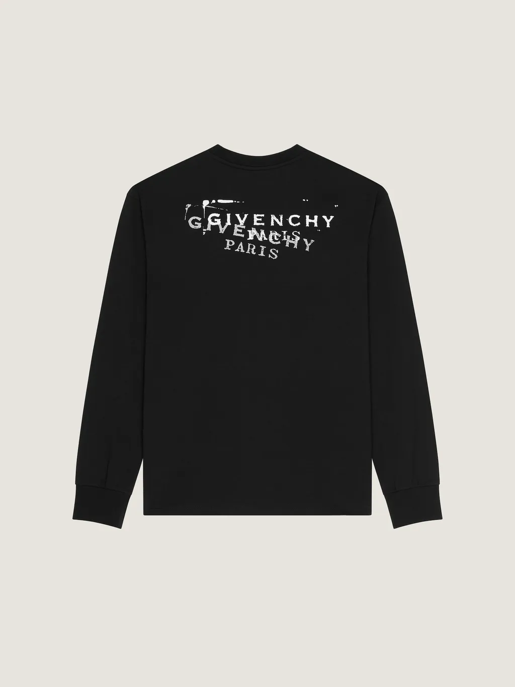 T-Shirt In Cotton With Givenchy Stamp Print