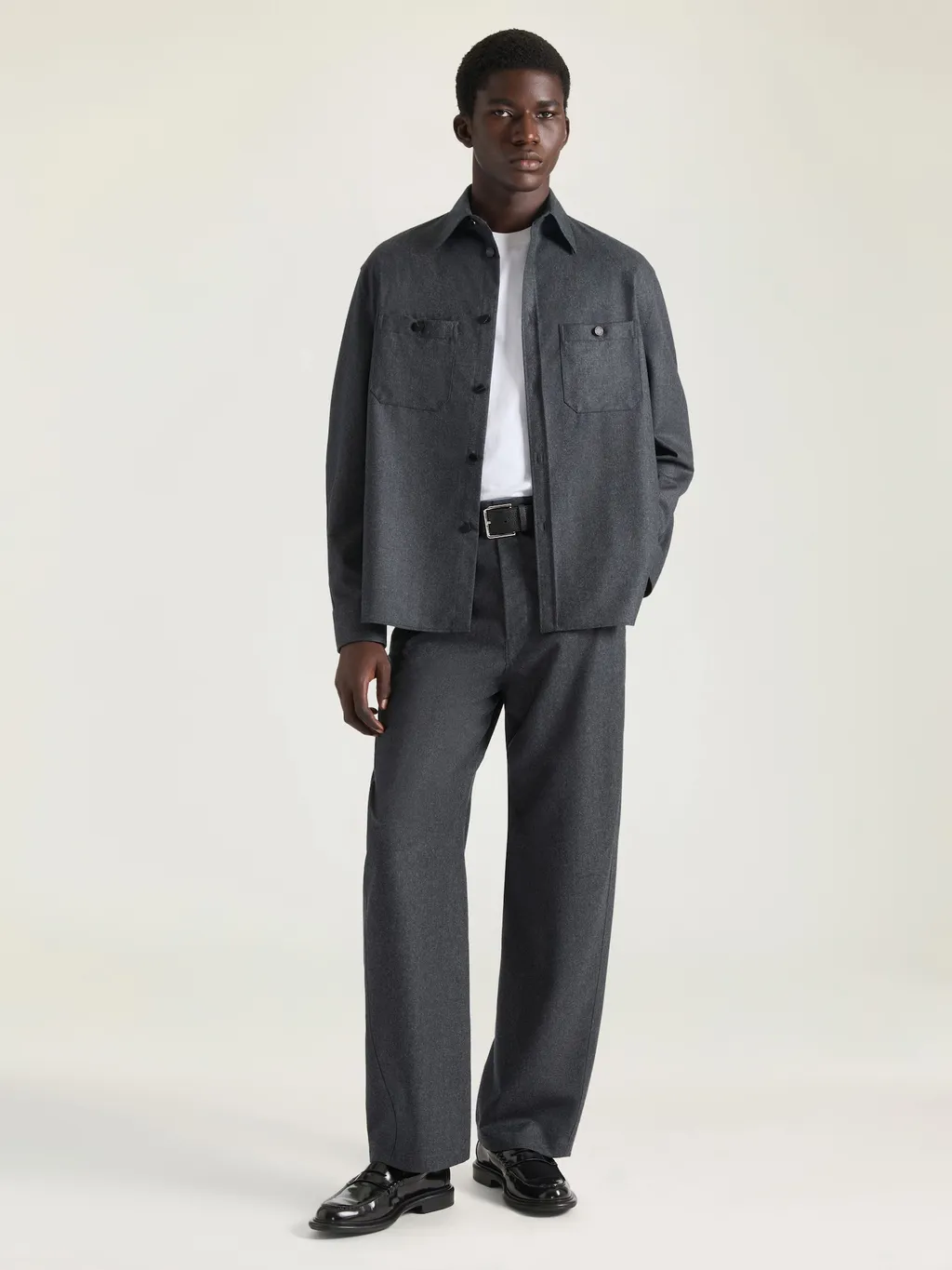 Couture Seam Overshirt In Flannel