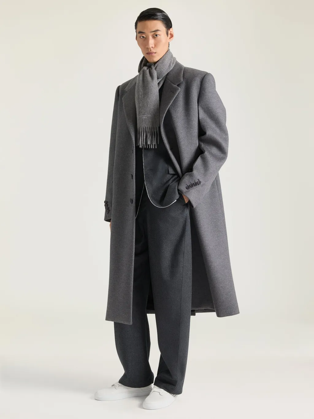 Couture Seam Trousers In Flannel
