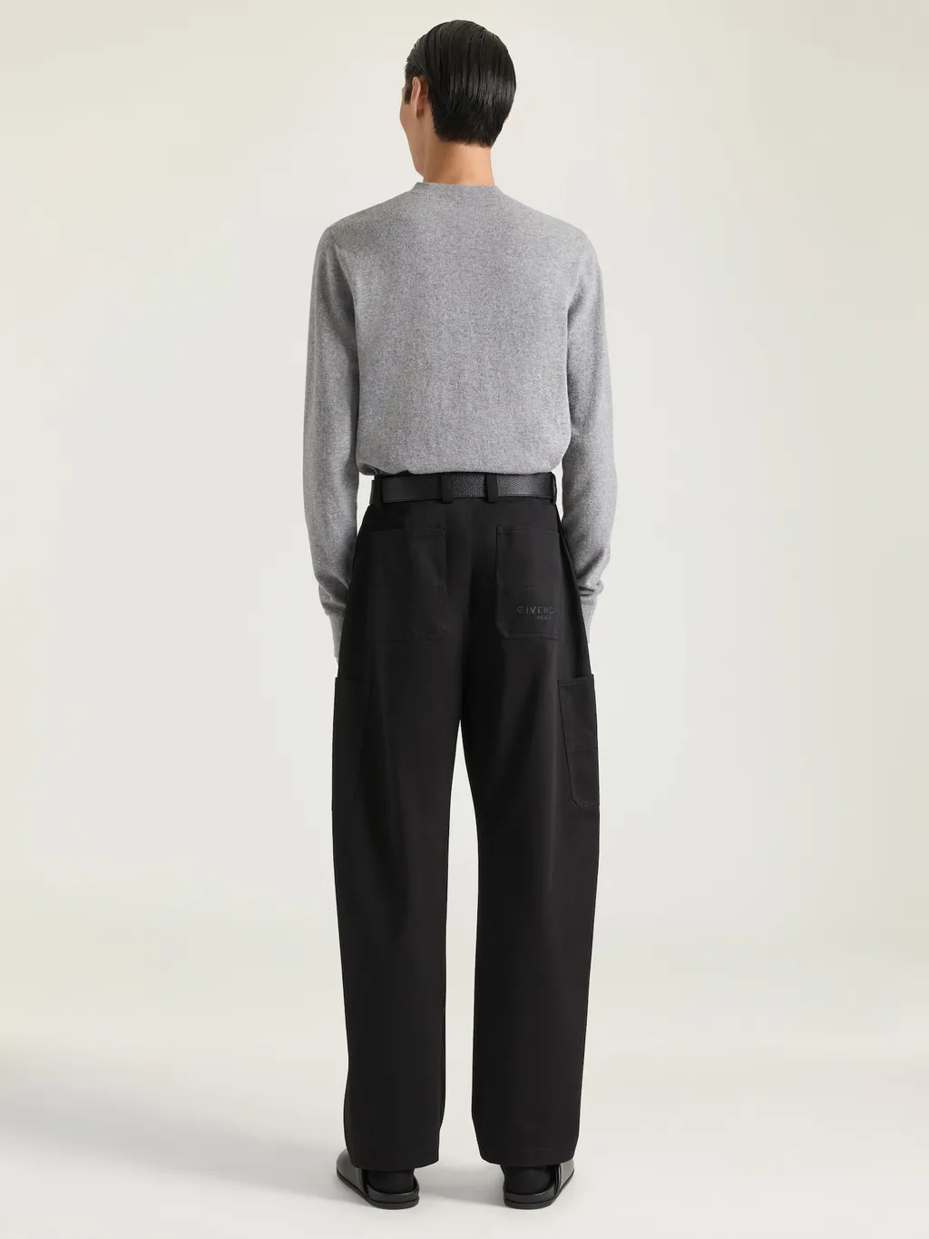 Sweater In Wool And Cashmere Embroidered Givenchy Paris