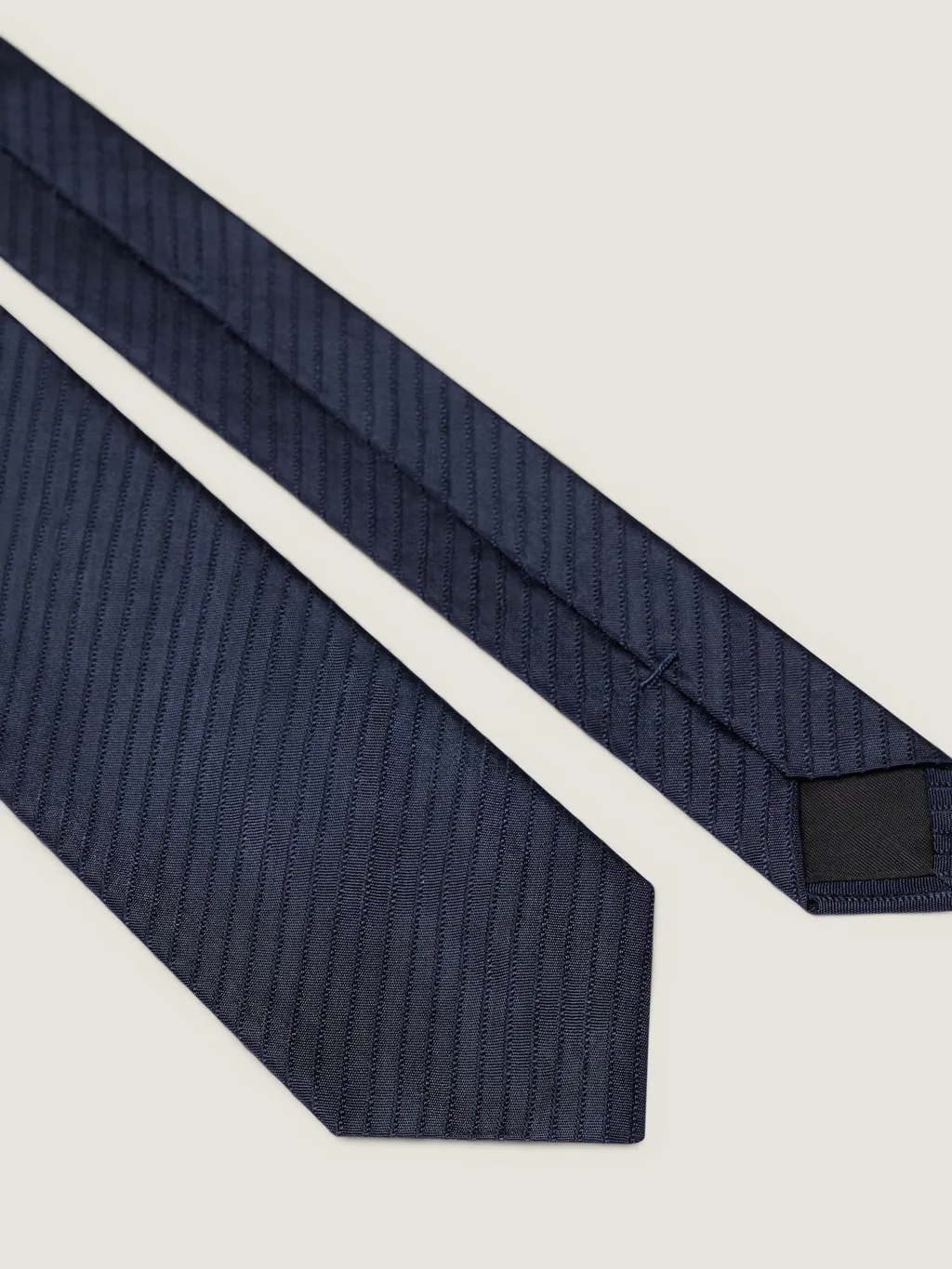 Striped Tie In Silk Jacquard