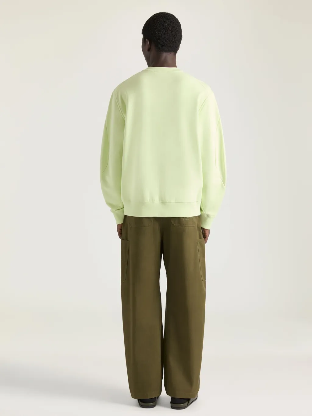 Couture Seam Trousers In Cotton Embroidered Givenchy Paris