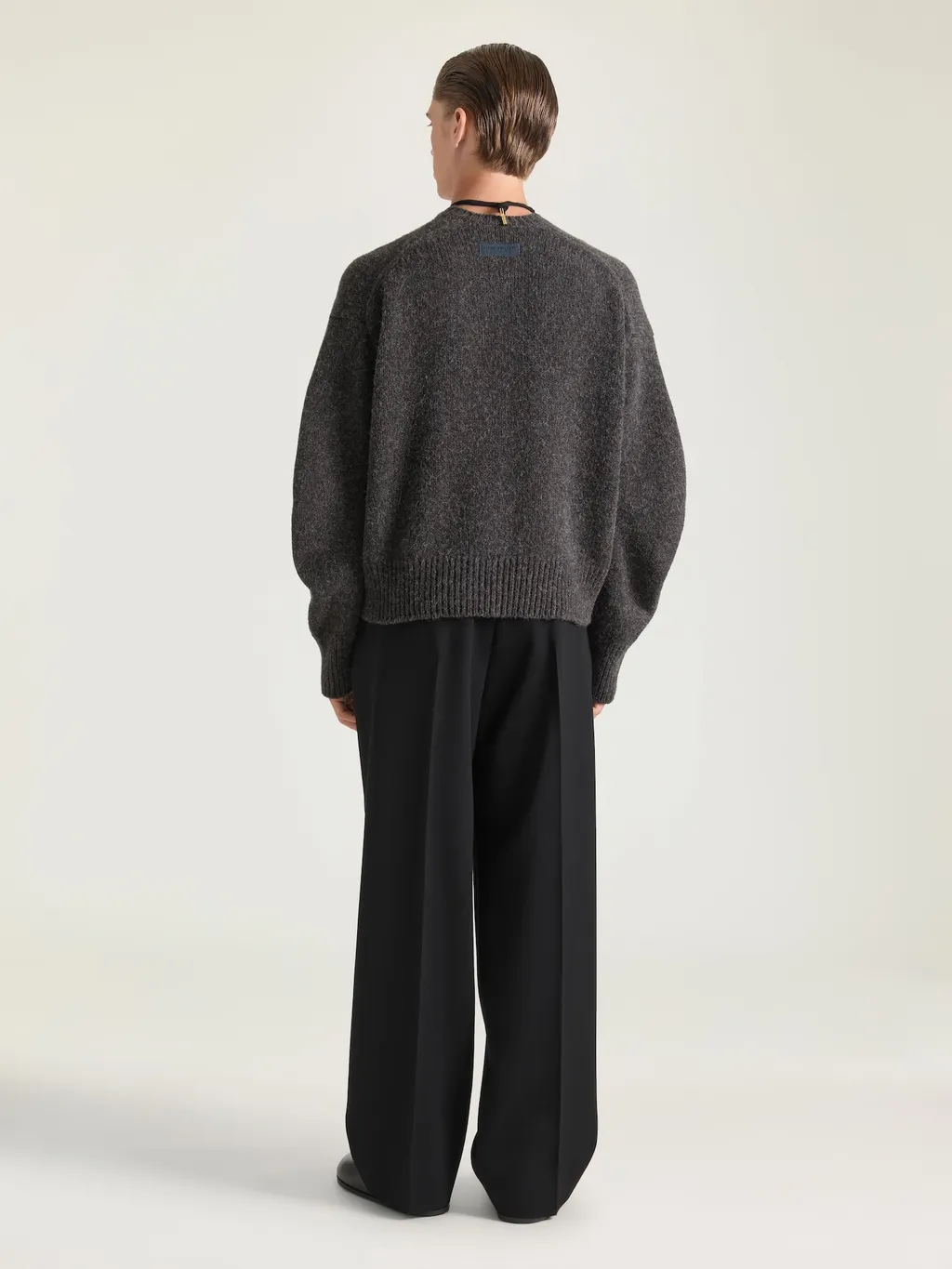Couture Seam Sweater In Alpaca And Yak Wool
