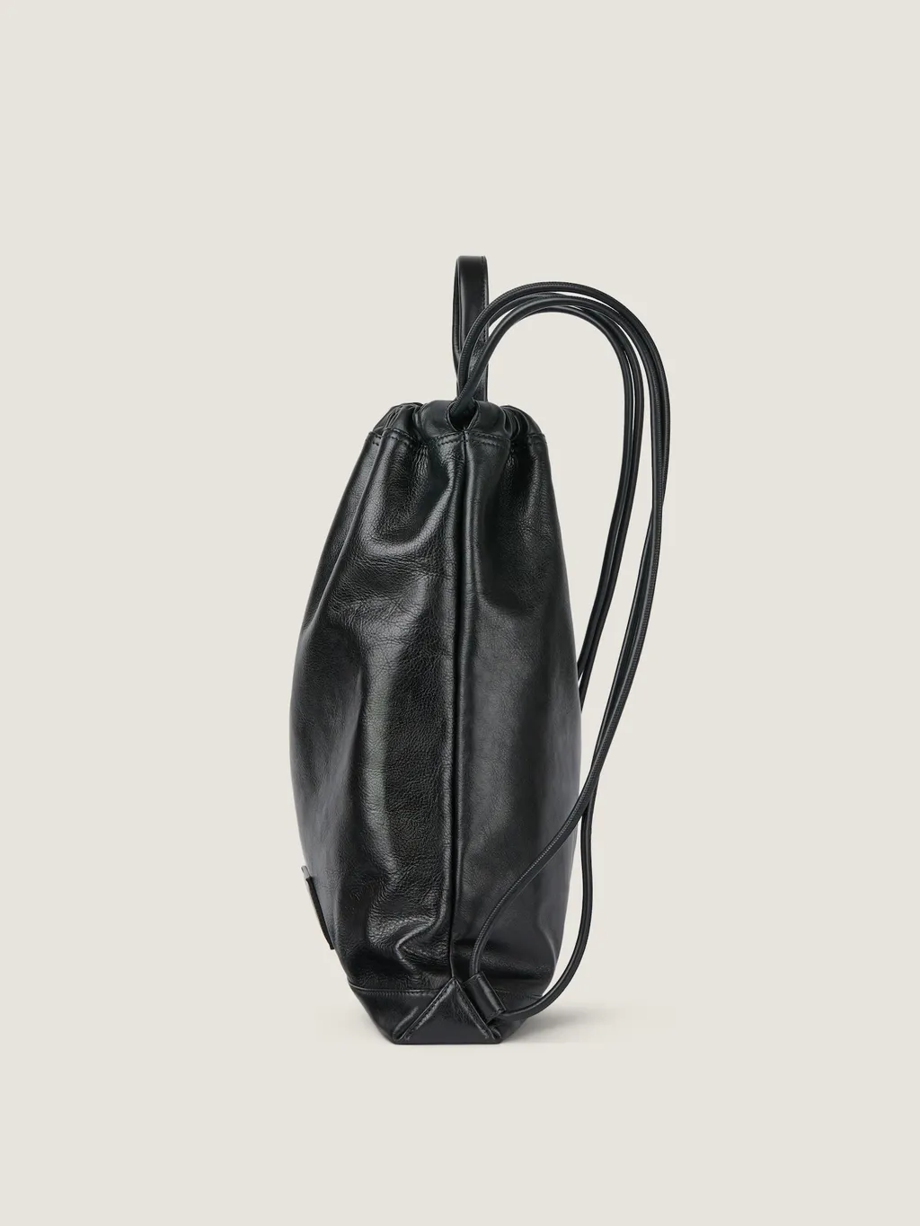 Antigona Stamped Backpack In Grained Shiny Leather