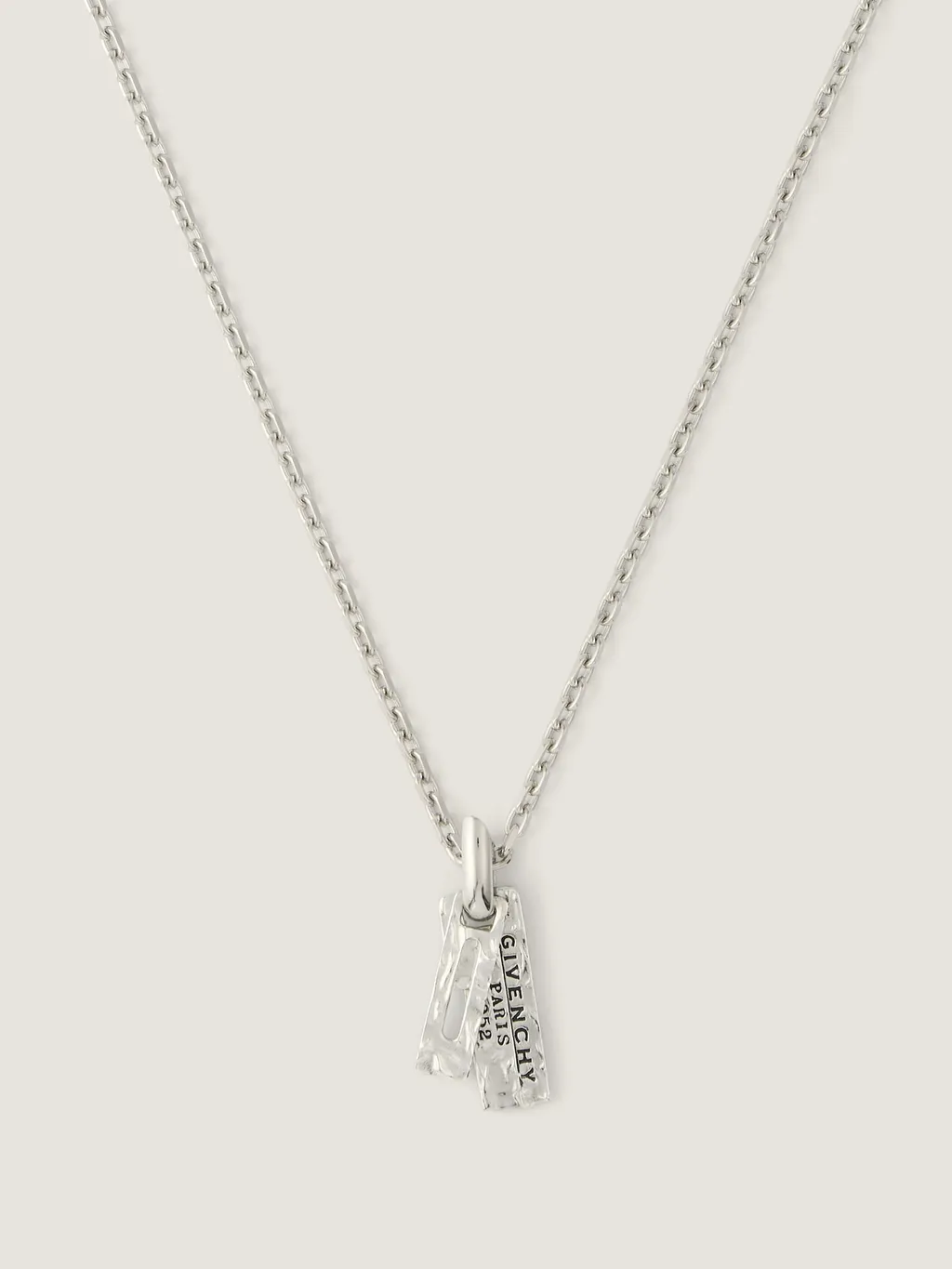 Givenchy Tape Necklace In Metal And Enamel
