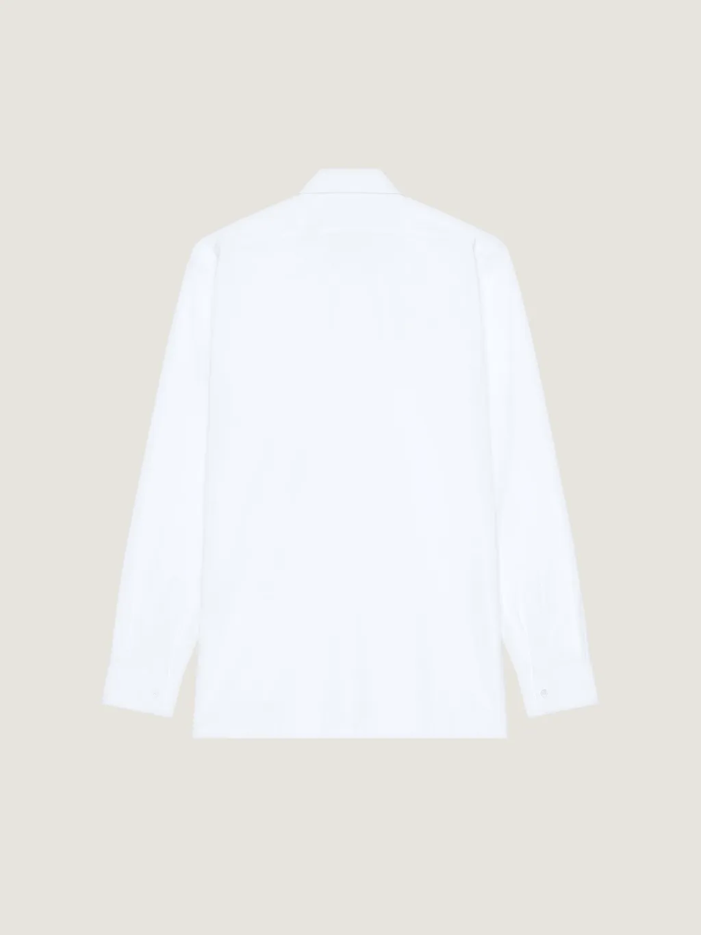 Slim Fit Shirt In Poplin With Givenchy Embroidery