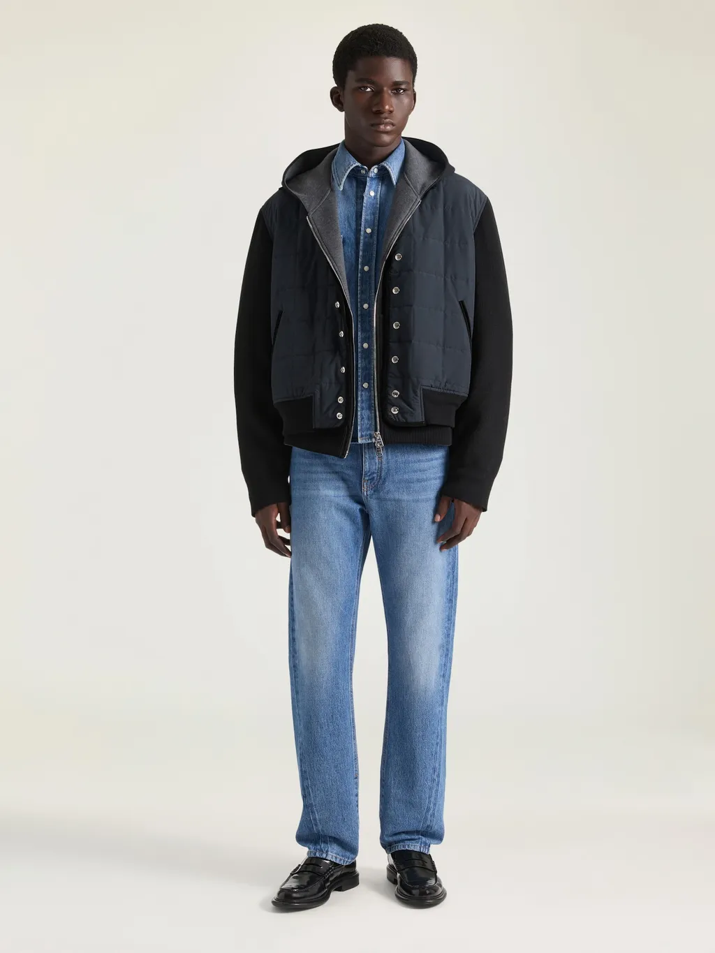 Quilted Blouson With Givenchy Paris Patch