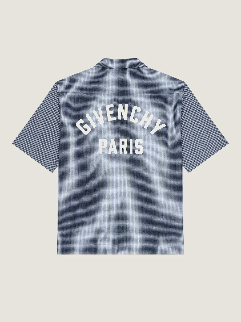 Checked Shirt In Cotton With Givenchy Paris Embroidery