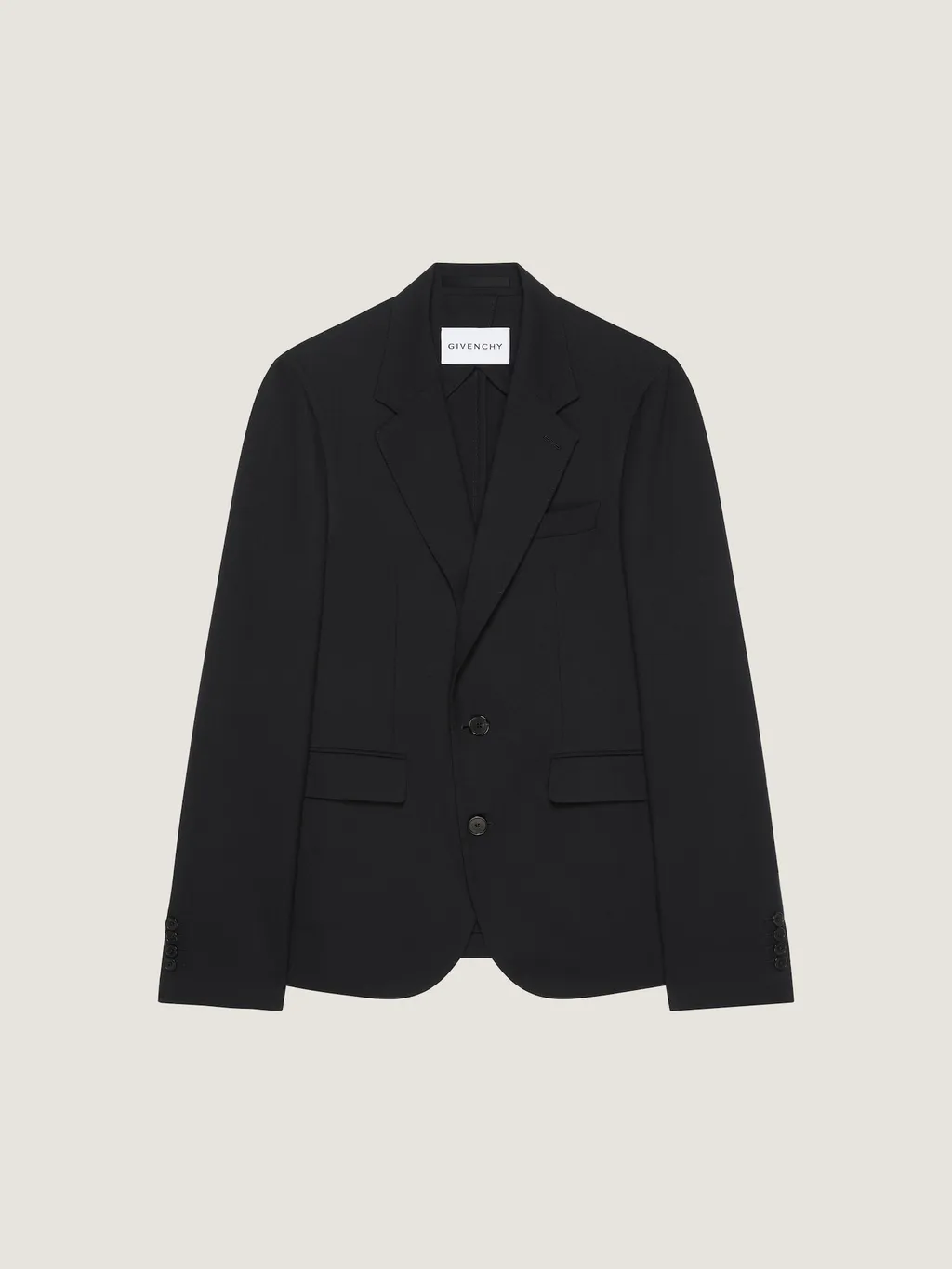 Deconstructed Single Breasted Jacket In Flannel