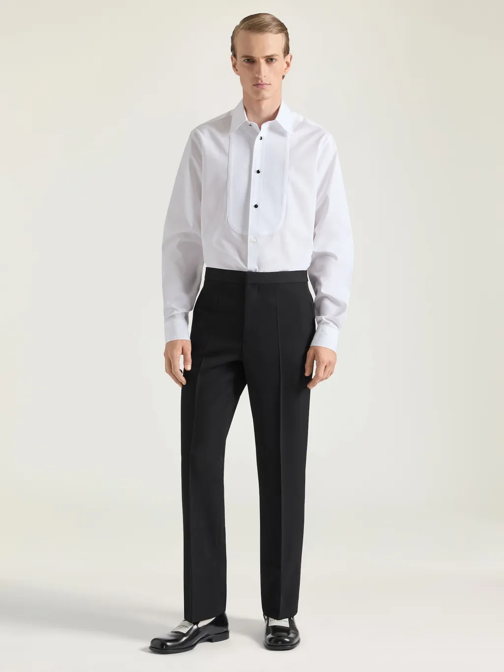 Tuxedo Shirt In Cotton Poplin