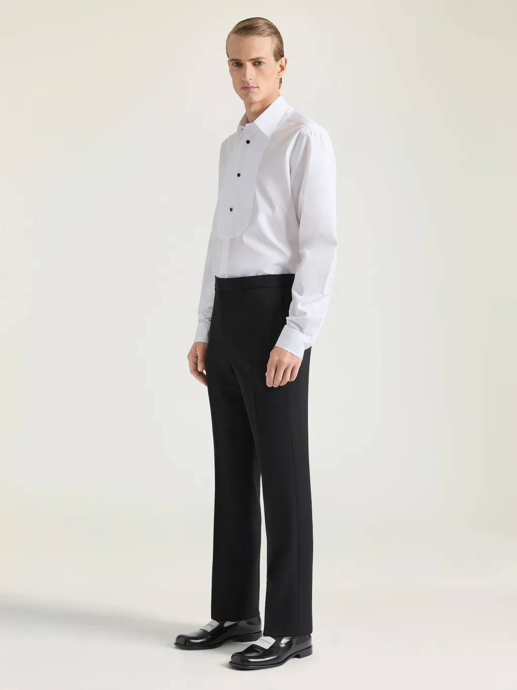 Tuxedo Shirt In Cotton Poplin