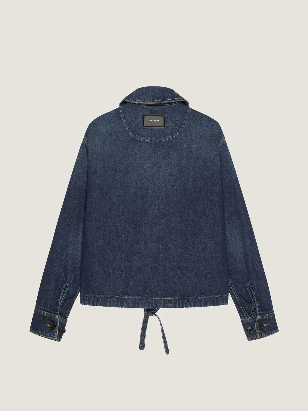Smock Jacket In Raw Denim