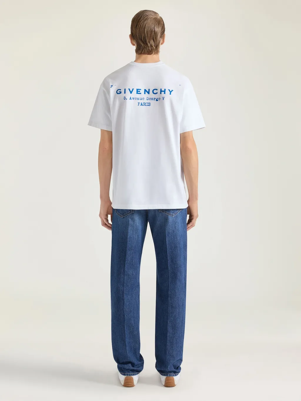 Washed Straight Leg Jeans