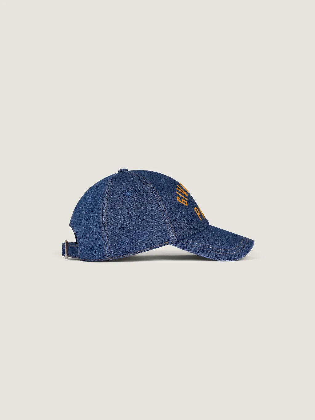 Givenchy Embroidered Cap In Denim