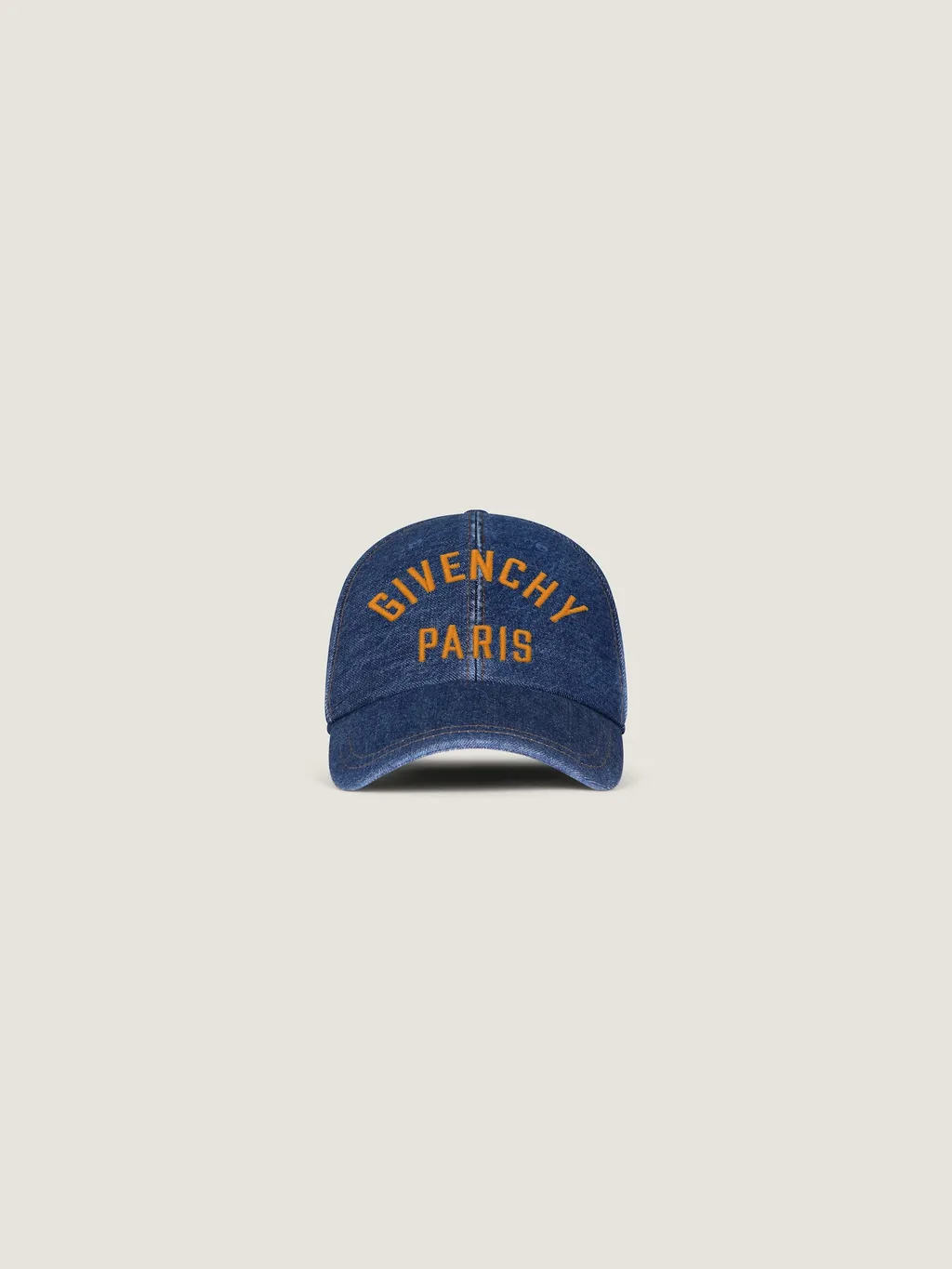Givenchy Embroidered Cap In Denim