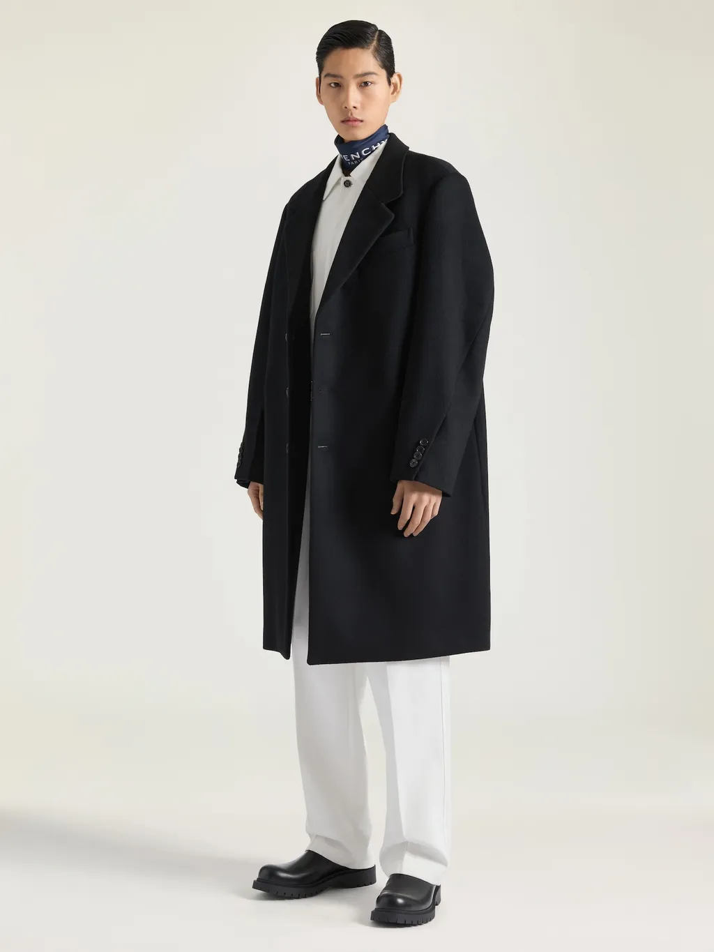 Tailored Coat In Wool Cashmere