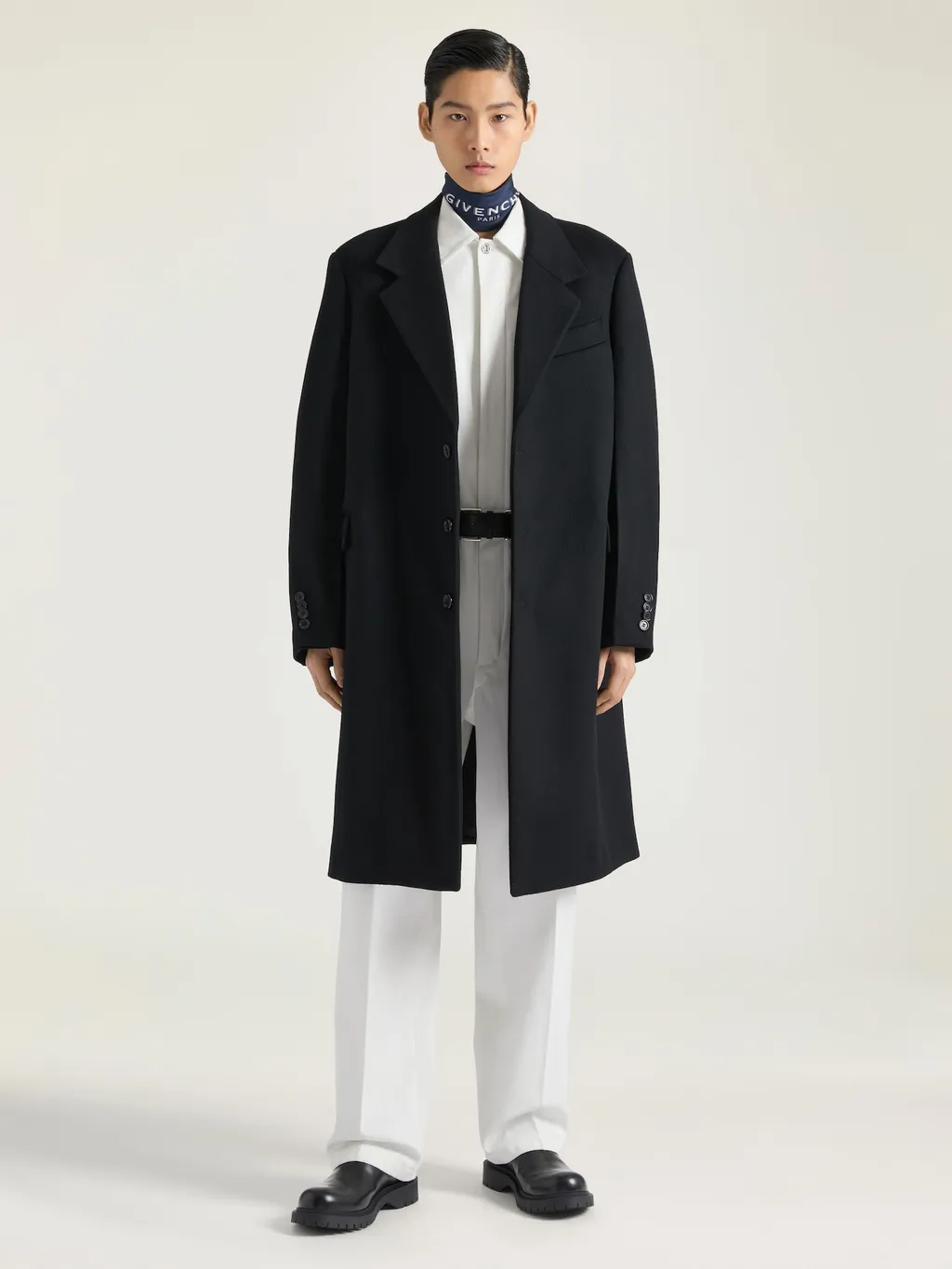 Tailored Coat In Wool Cashmere