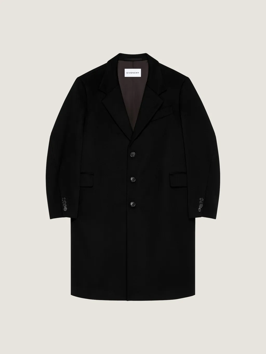 Tailored Coat In Wool Cashmere