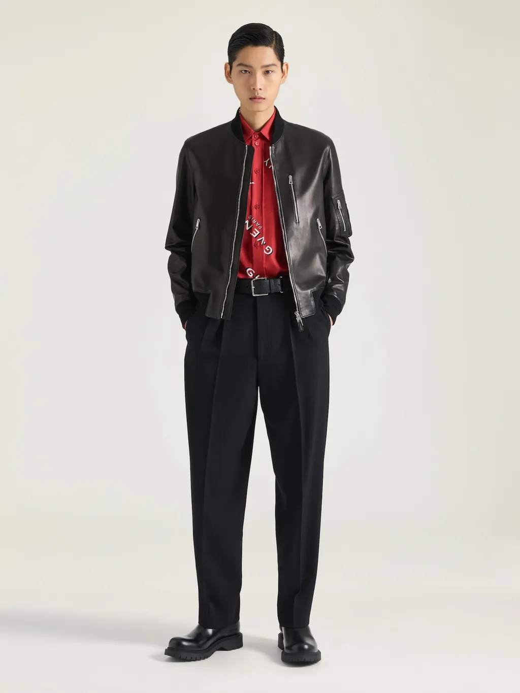 Aviator Jacket In Leather