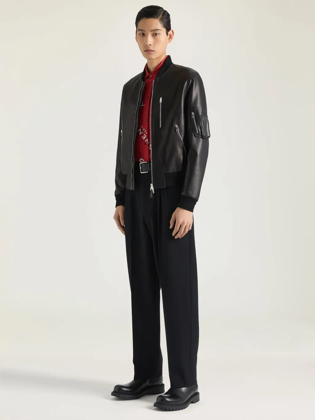 Aviator Jacket In Leather