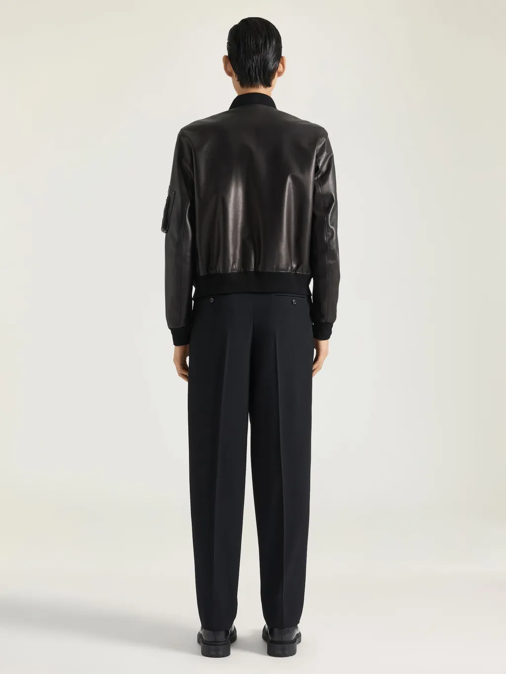 Aviator Jacket In Leather