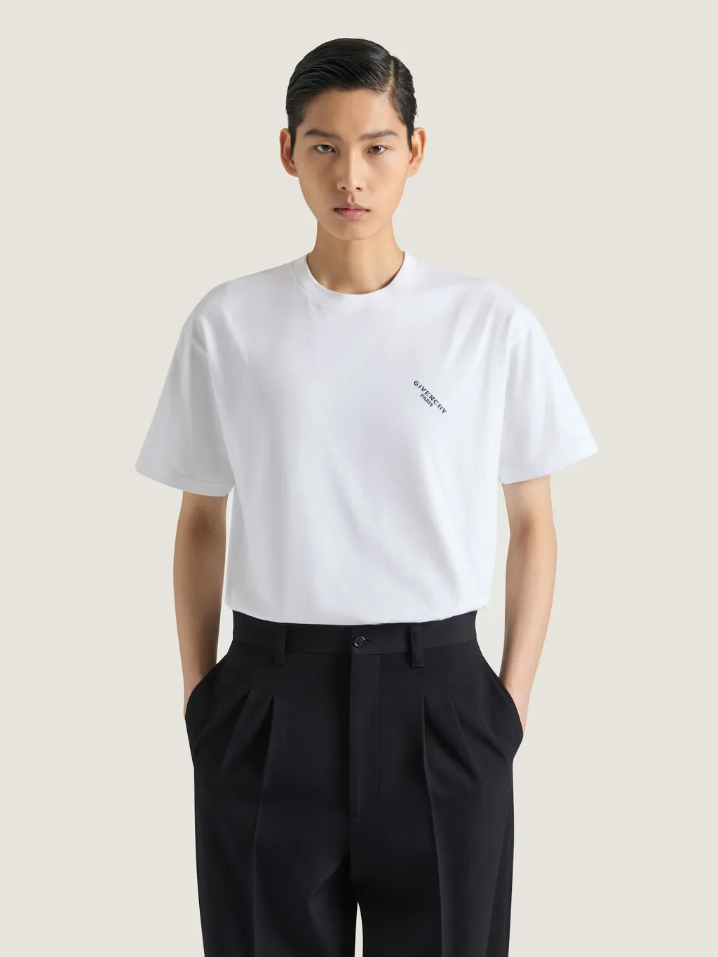 T-Shirt In Cotton With Givenchy Shadow Print