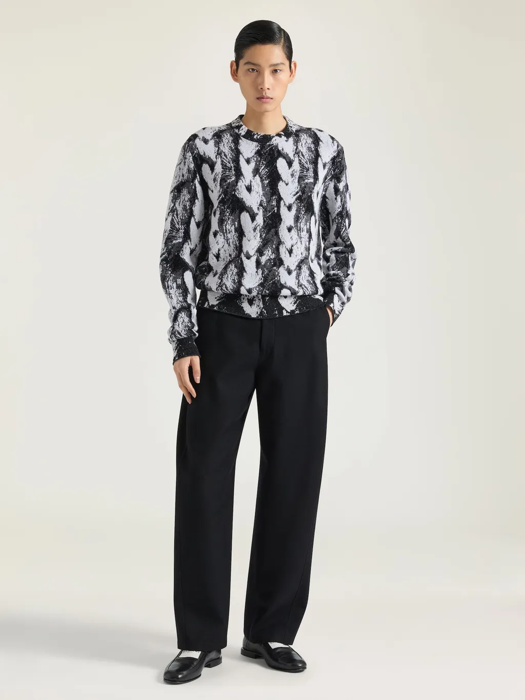 Couture Seam Trousers In Flannel