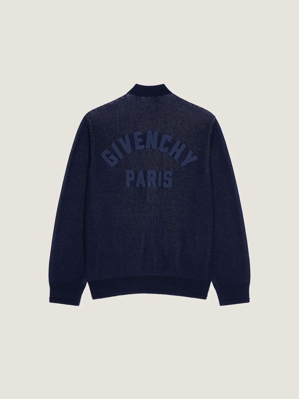 Cardigan In Cotton With Givenchy Paris Embroidery