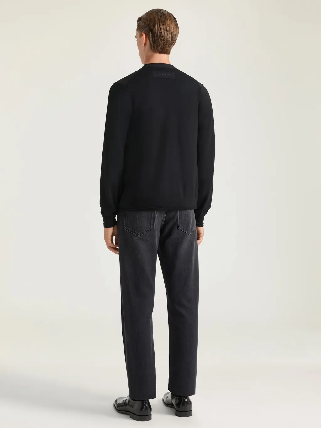 Cardigan In Cotton Knit With Givenchy Paris Jacquard