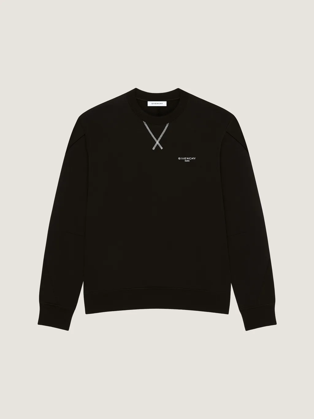Couture Seam Sweatshirt In Fleece With Givenchy Paris