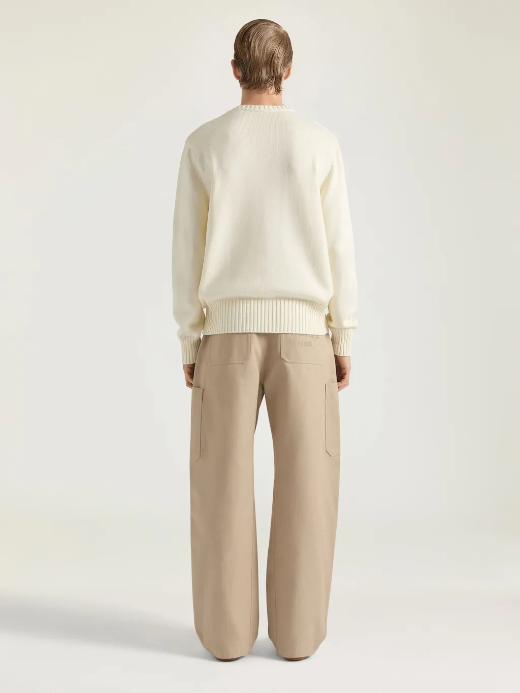 Sweater In Cotton Knit With Givenchy Paris Embroidery