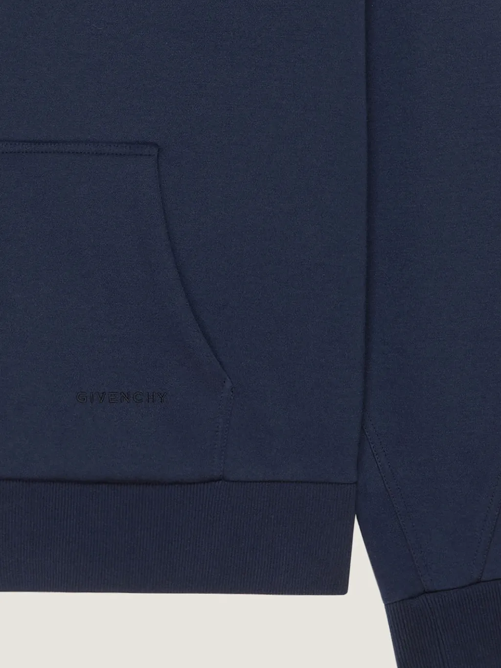 Zipped Hoodie In Scuba