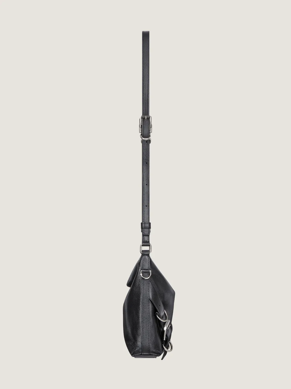 Small Voyou Crossbody Bag In Grained Leather