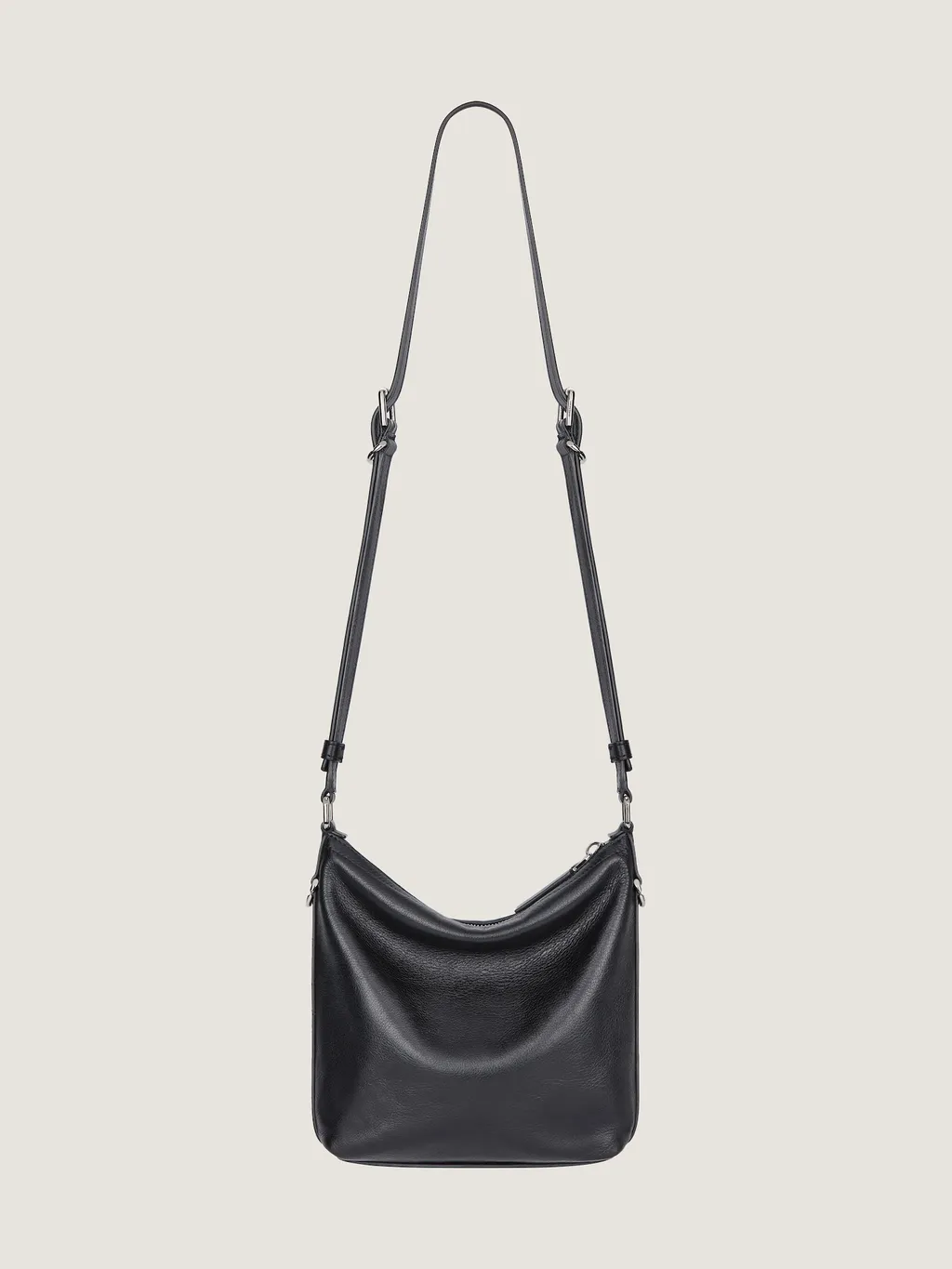 Small Voyou Crossbody Bag In Grained Leather