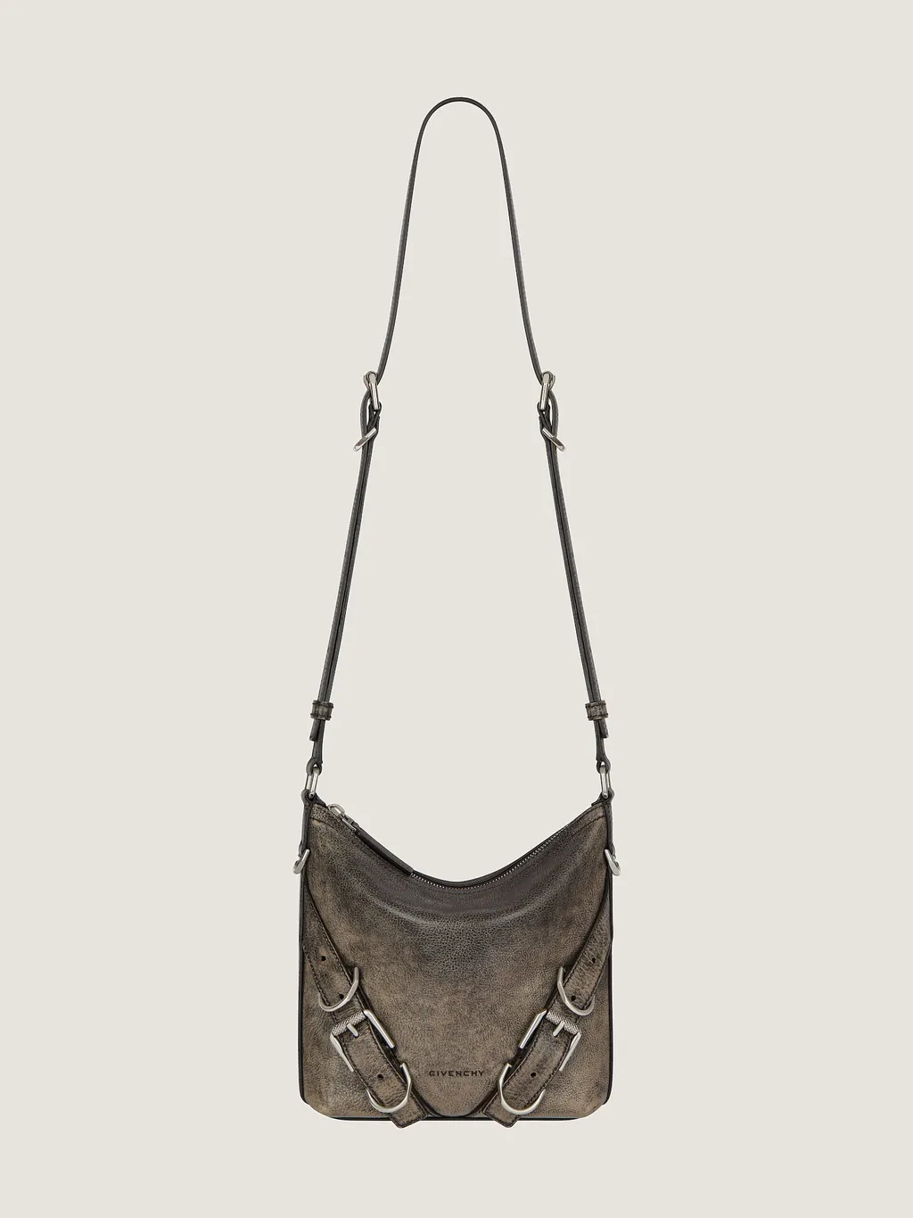 Small Voyou Crossbody Bag In Leather