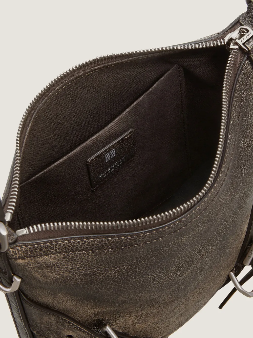 Small Voyou Crossbody Bag In Leather