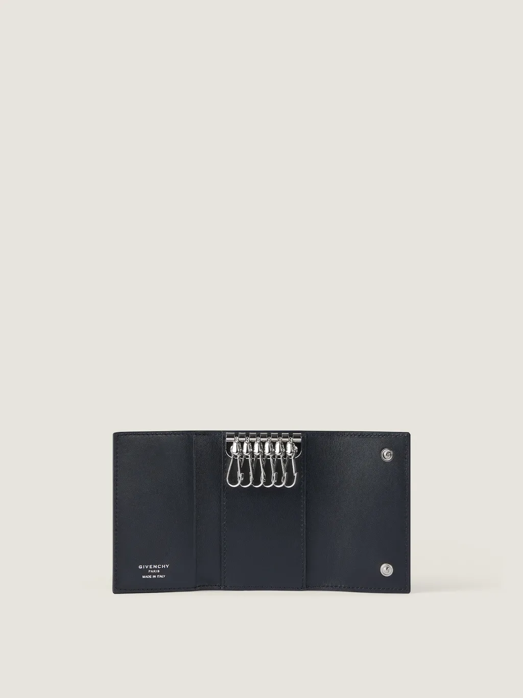 Key Case In Grained Leather