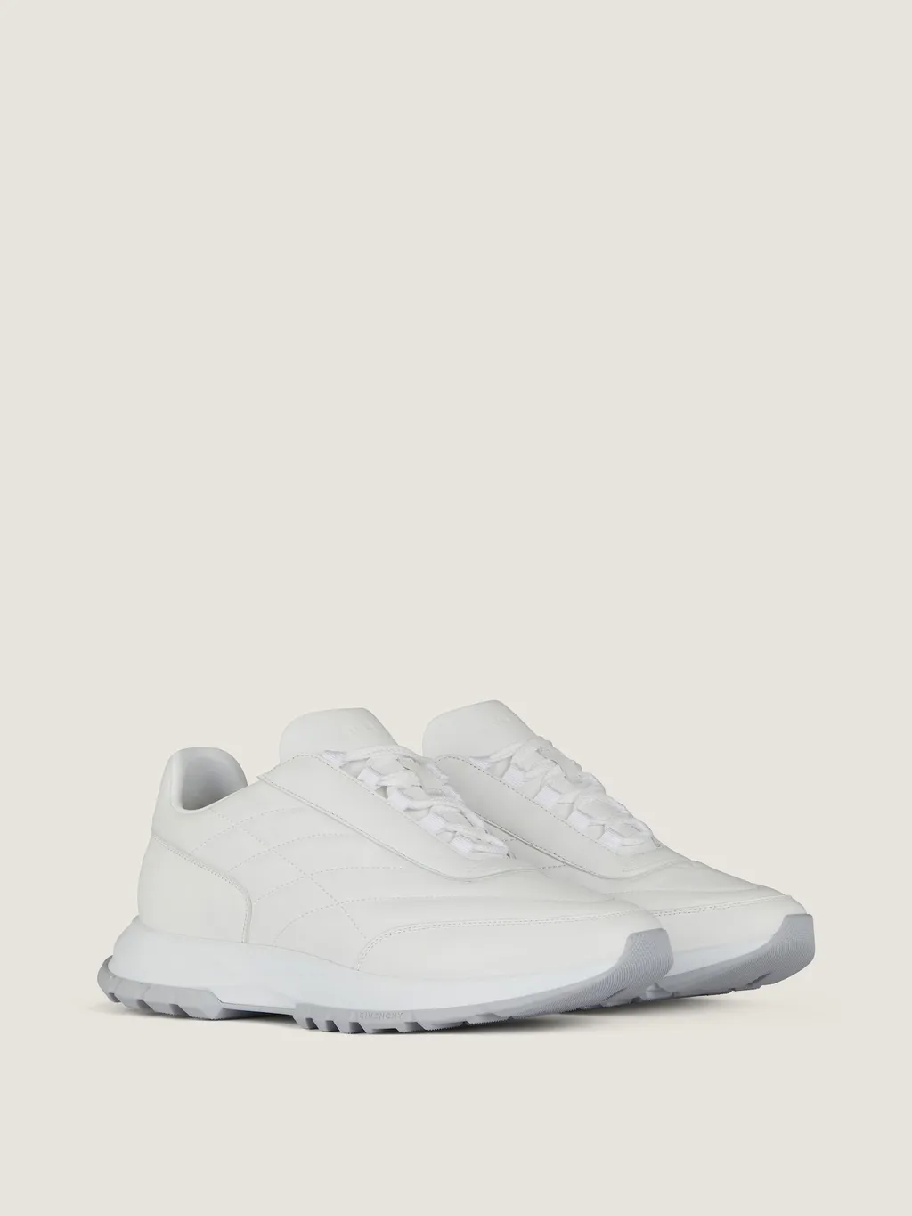 Trainers Sneakers In Shiny Padded Leather