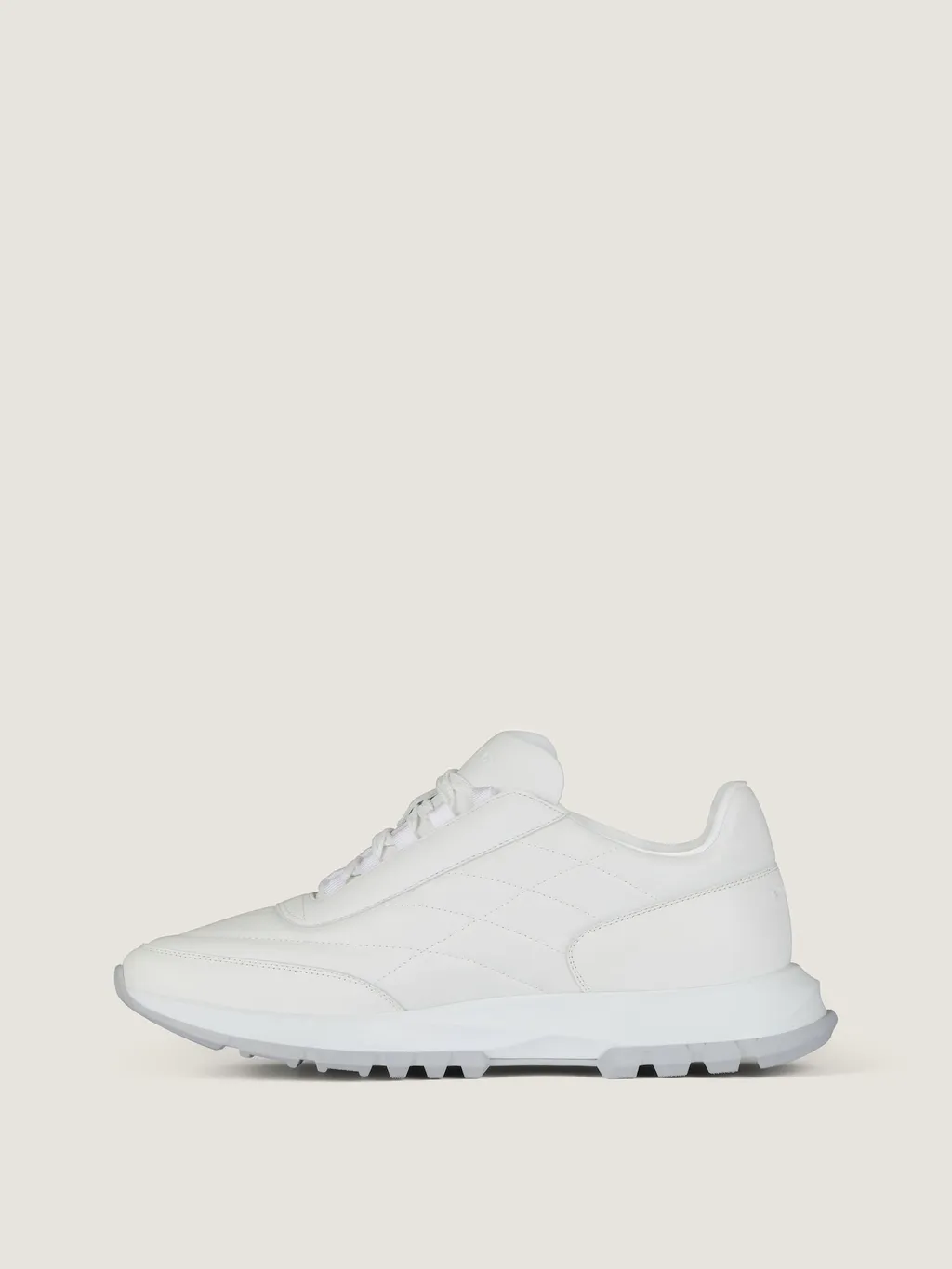 Trainers Sneakers In Shiny Padded Leather