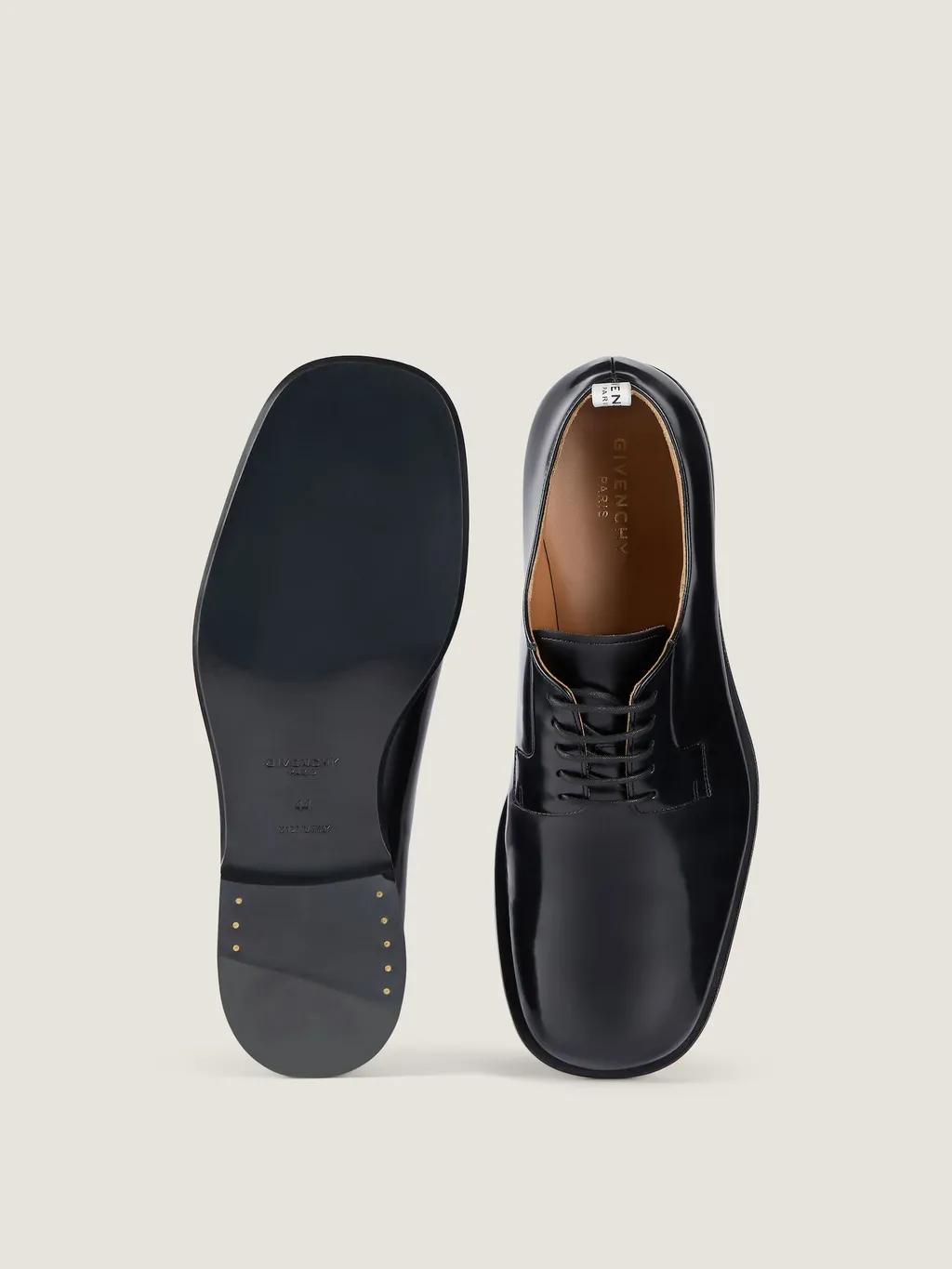 Tux Derbies In Brushed Leather