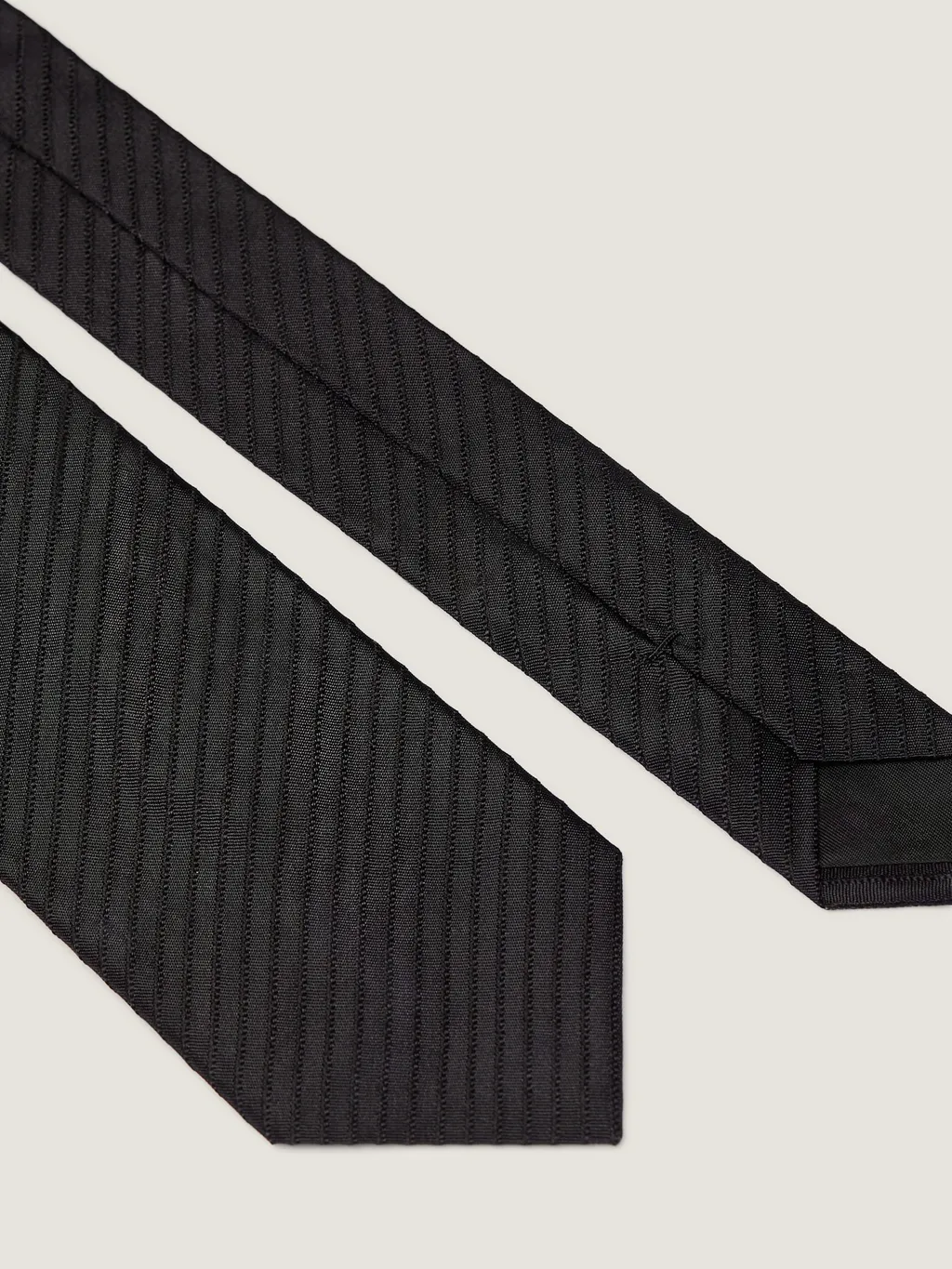 Striped Tie In Silk Jacquard
