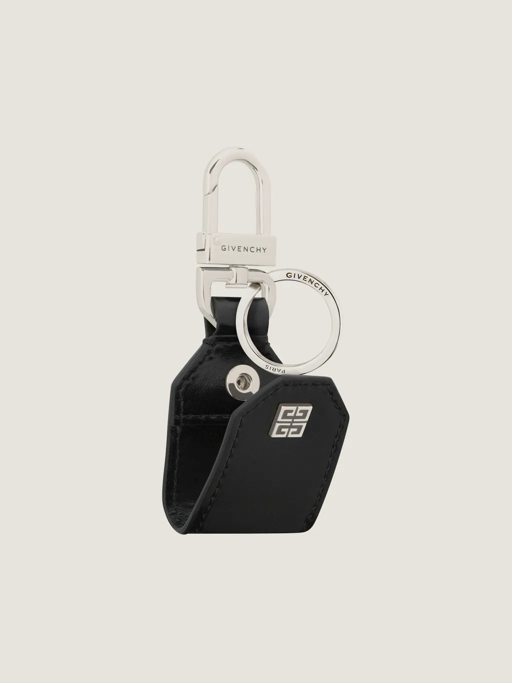 4G Keyring In Leather