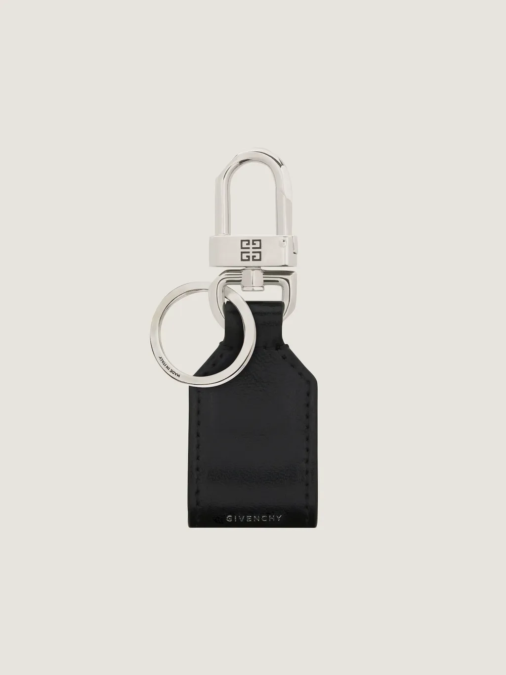 4G Keyring In Leather