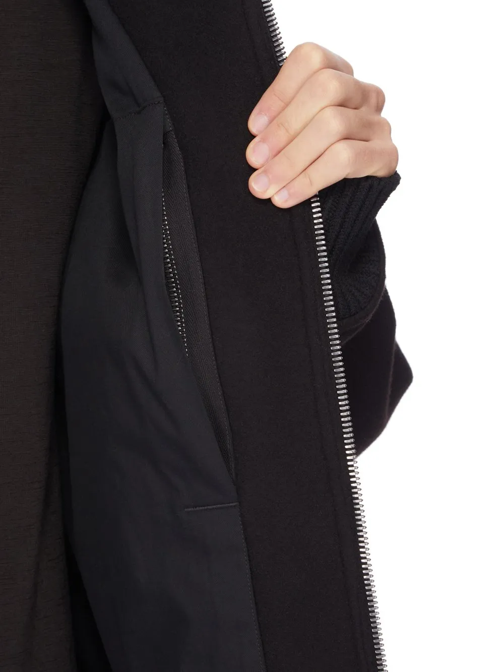 Rick Owens Concordians Runway Blixa Dracucollar In Black Melton