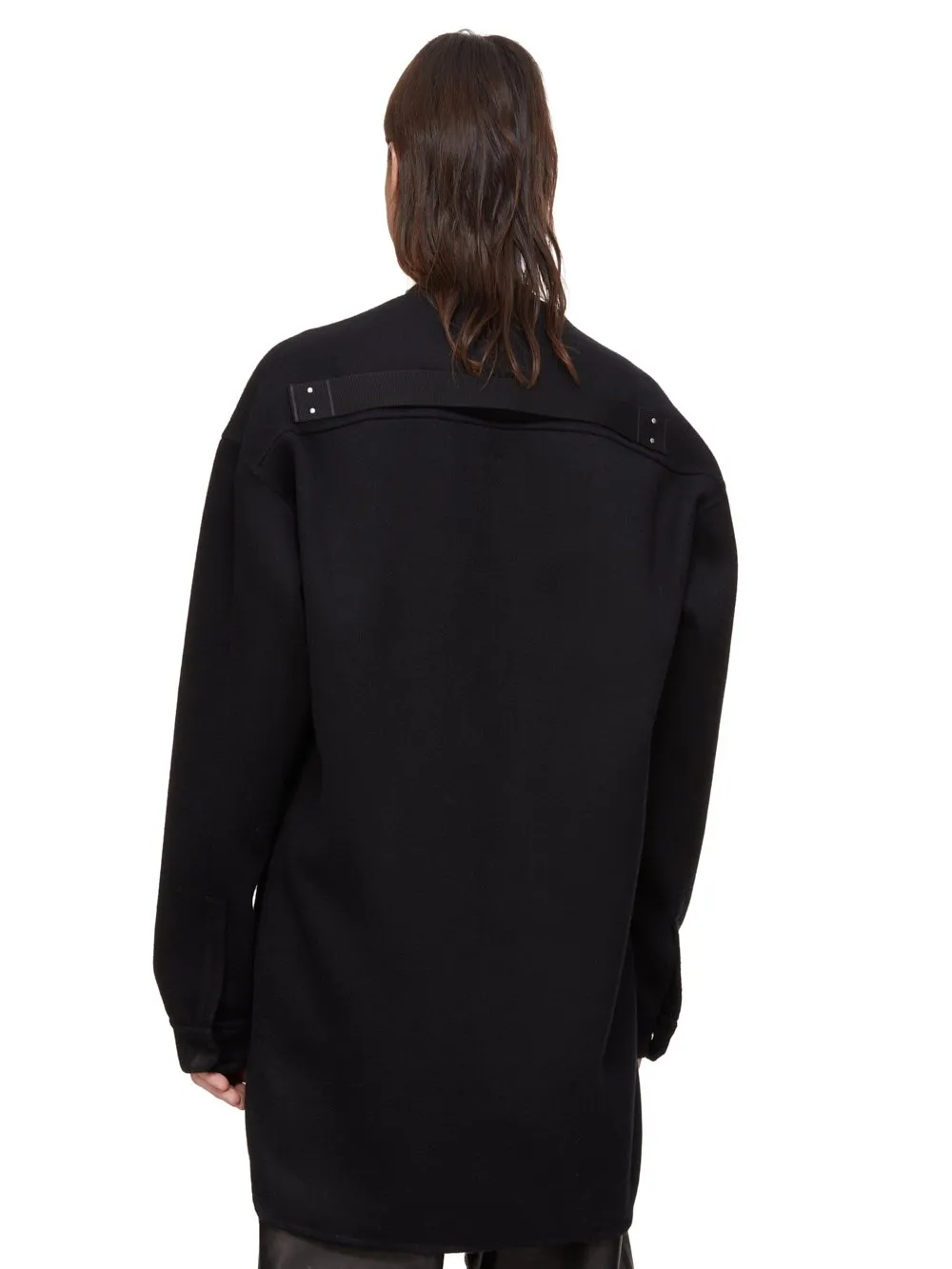 Rick Owens Concordians Runway Concordians Shirt In Black Vicuna