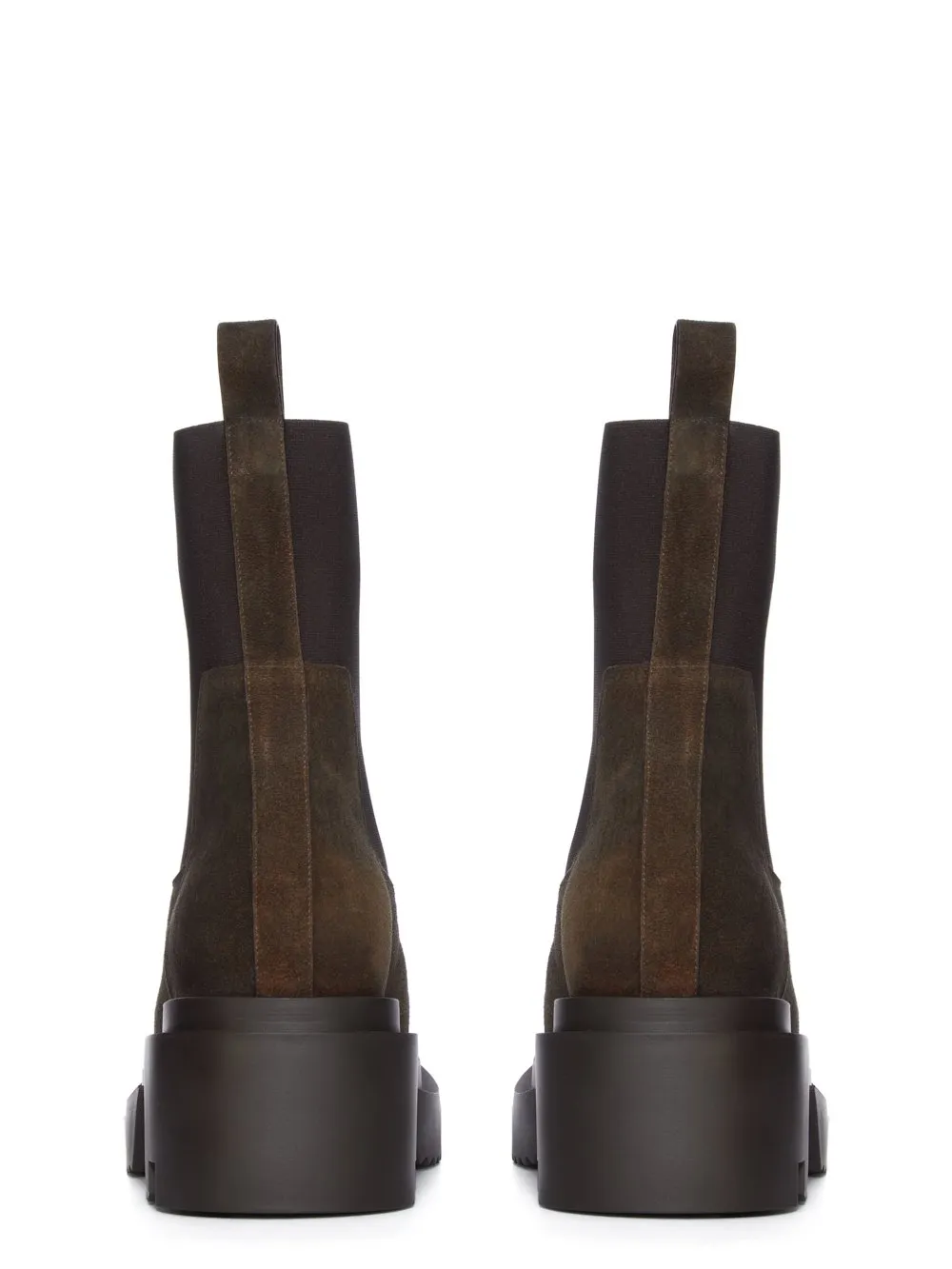 Rick Owens Concordians Runway Beatle Bogun In Indigo Suede